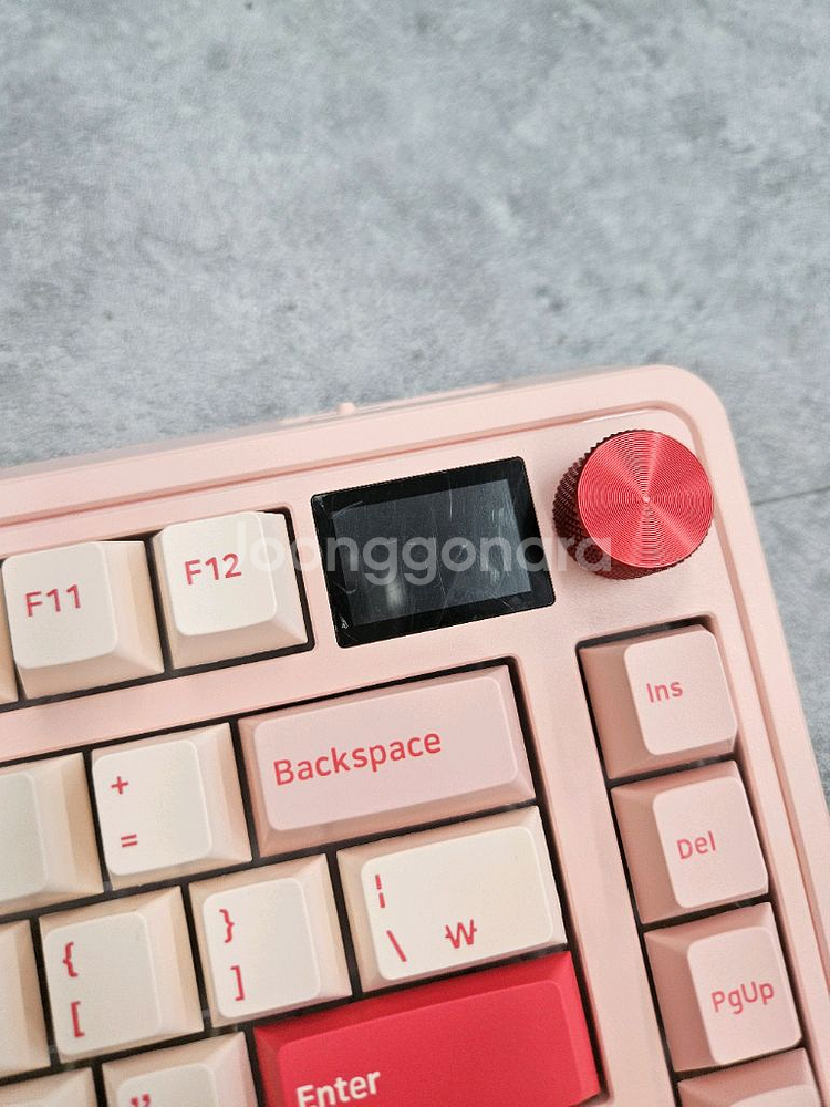 FL-ESPORTS CMK75 핑크 저소음 크림축--4