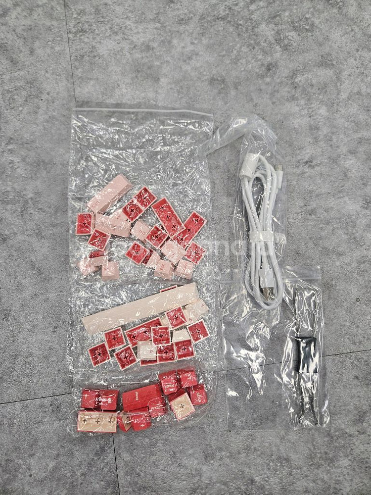 FL-ESPORTS CMK75 핑크 저소음 크림축--5