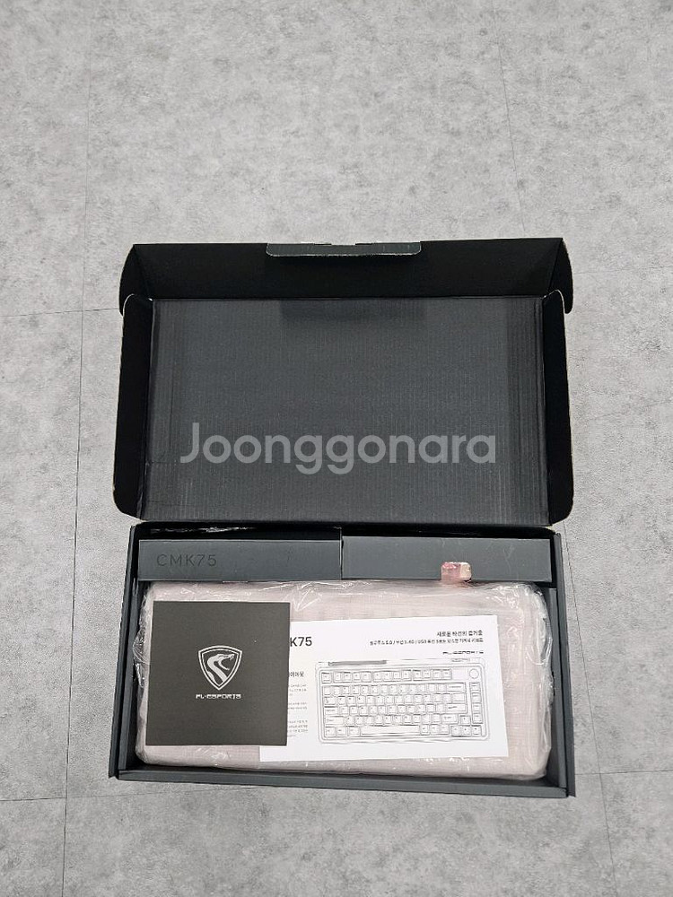 FL-ESPORTS CMK75 핑크 저소음 크림축--7