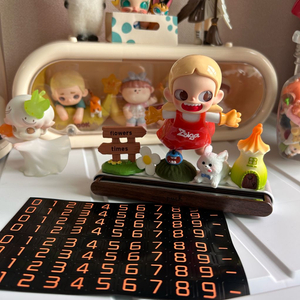 정품 팝마트 지거zsiga 피규어 diy 차량번호판