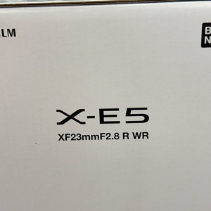 후지 x-e5 23mm kit 블랙 미개봉
