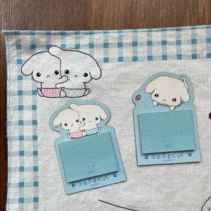 [고전문구] 부루부루도그 미개봉 자석메모 세트(미개봉