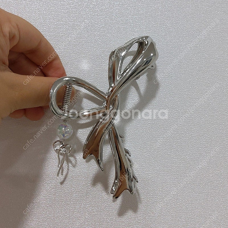 [새상품] 발레코어룩 리본 올림머리 집게핀--3