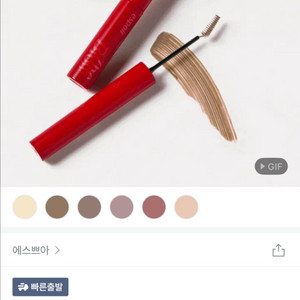 에스쁘아 더브로우 컬러 픽싱 카라 쿨그레이 새상품