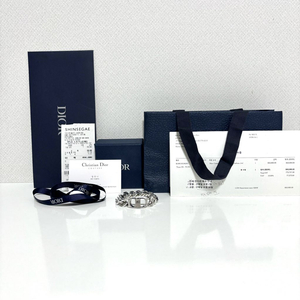 디올 CD 아이콘 체인 링크 팔찌 S