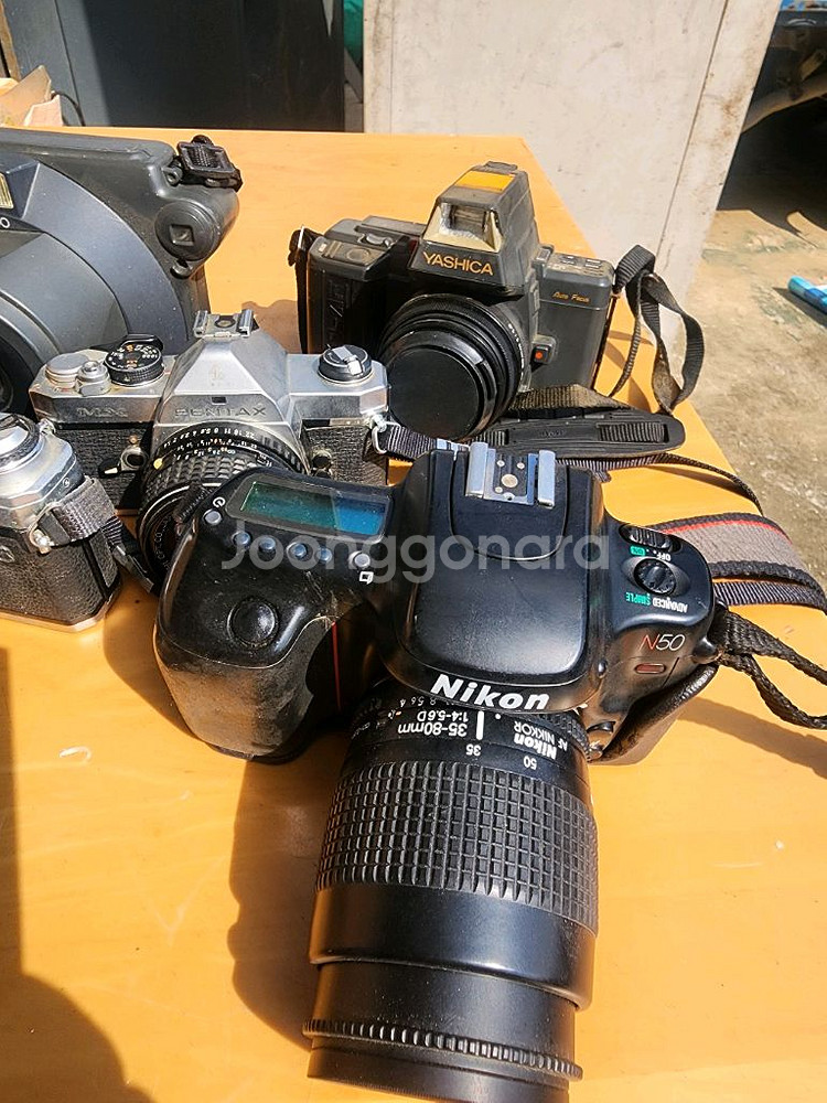 옛날 카메라 6대--2