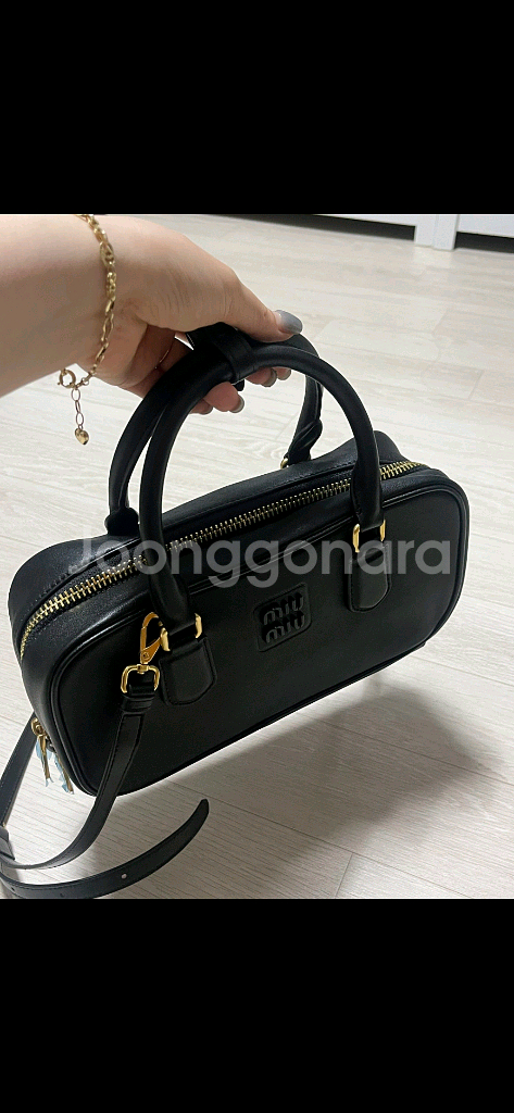 미우미우 아르카디 가방 키링2개포함--5