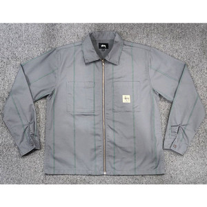 STUSSY 스투시 포켓 워크 집업 자켓 워크 셔츠 M