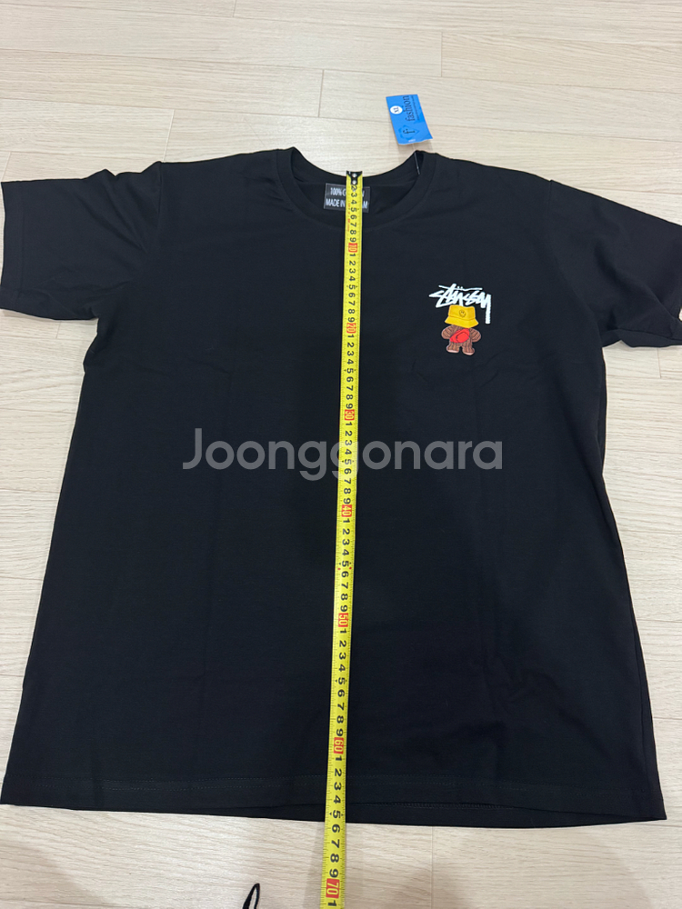 새상품) 스투시 반팔티 블랙 100--5