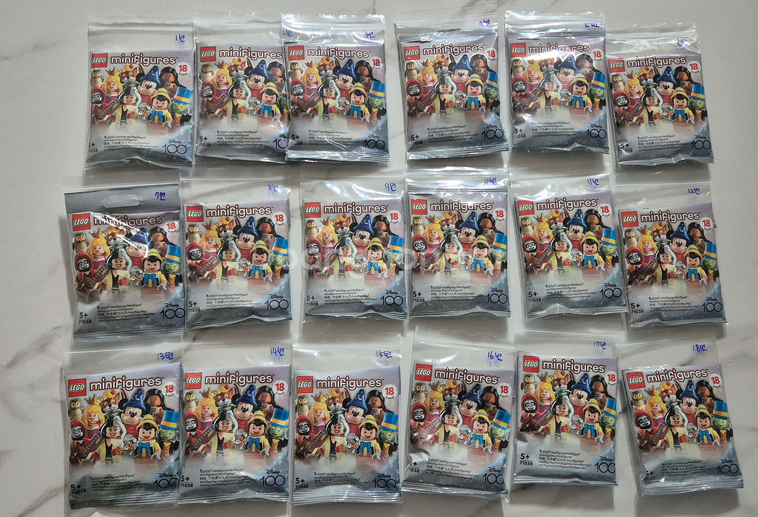 레고 디즈니 100주년 미니피규어 71038 새상품--1