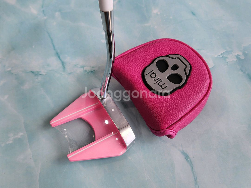미라이 스컬 핑크 33인치 퍼터 말렛형--0