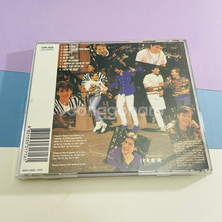 [중고음반/CD] 뉴 키즈 온 더 블럭 NKOTB 1집--1