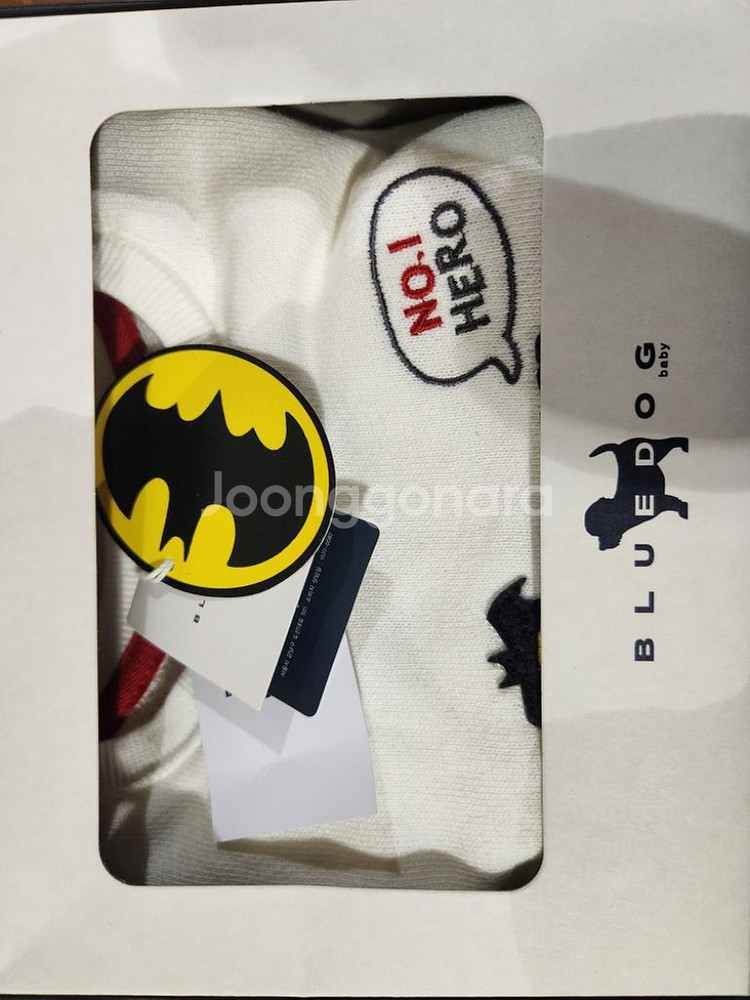 블루독 배트맨 아기 옷 110 택포--0