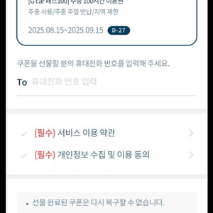 G car 패스 100 팝니다