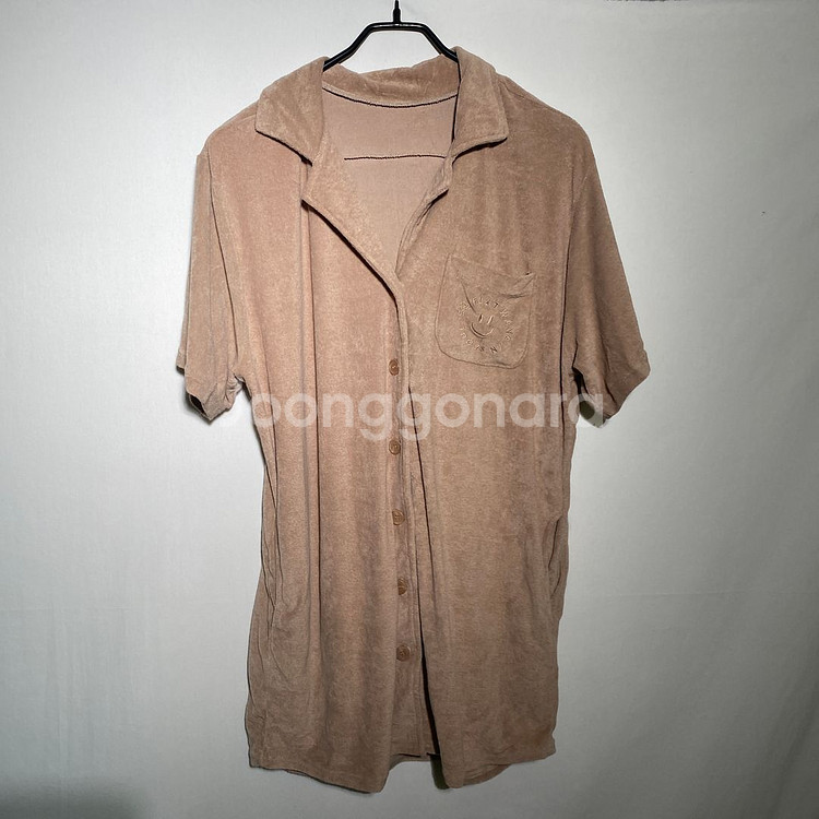 L-XL)타월 반팔 니트--1
