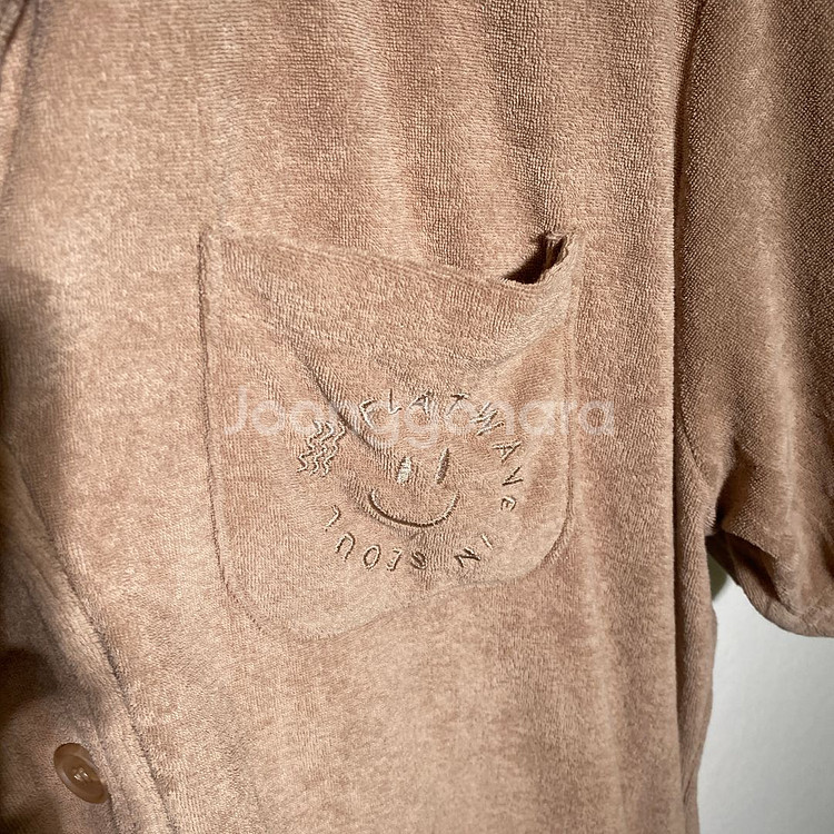 L-XL)타월 반팔 니트--2