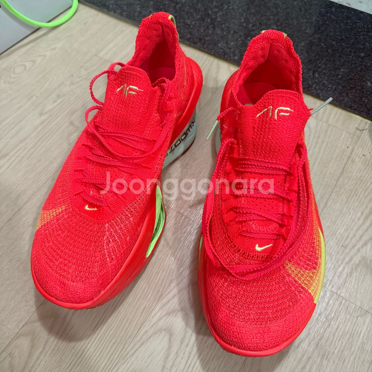 나이키 알파플라이3 크림슨 라임 블라스트(270mm)--0