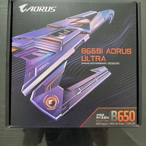 미개봉)기가바이트 b650i 어로스 ultra 메인보드