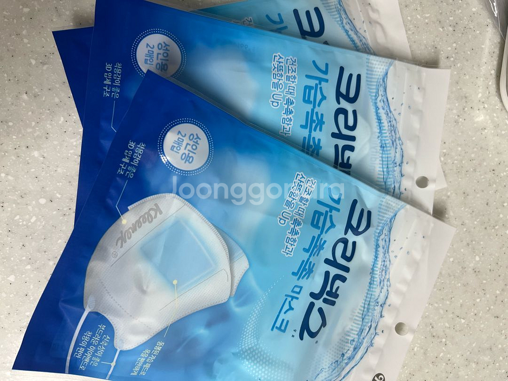 크리넥스 가습 마스크 성인용 2매입 3개--0