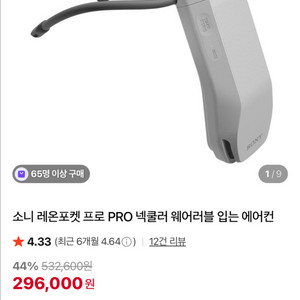 소니 웨어러블 에어컨 프로 레온포켓 프로