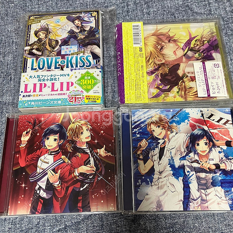 허니웍스 LIPxLIP 립앤립 앨범CD DVD굿즈 소설--1