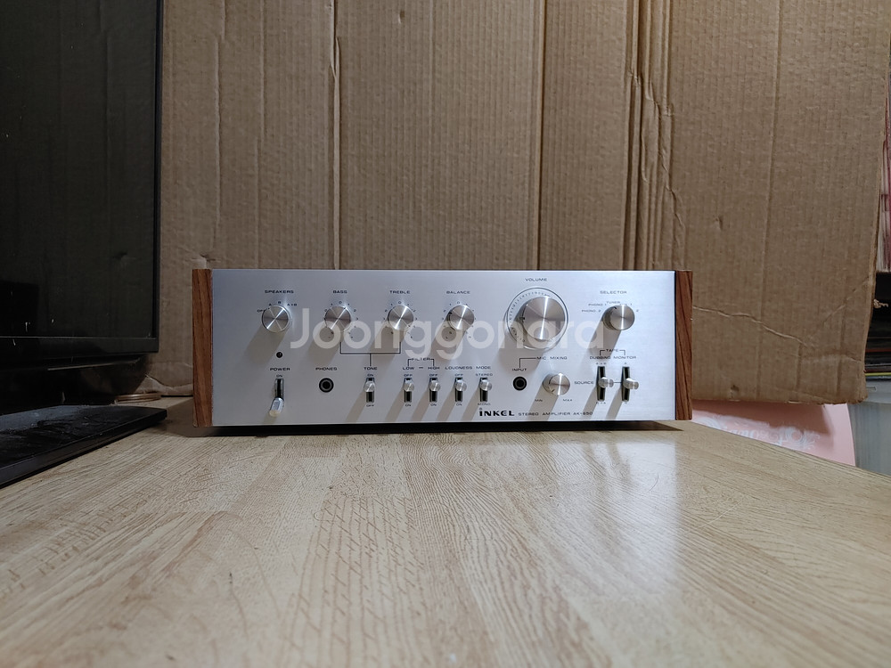 인켈 인티앰프 AK 650 우드형 (오디오 스피커 LP--0