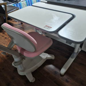 한샘 높이각도조절 학생 책상+의자 판매