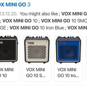 [구함] vox mini go 복스 미니고 앰프