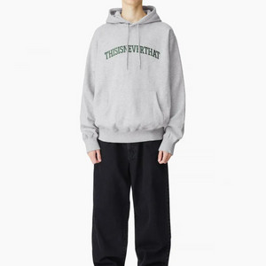 디스이즈네버댓 Arch-Logo Hoodie Heath