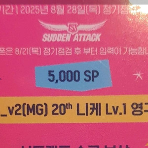 서든어택 팝업스토어 쿠폰