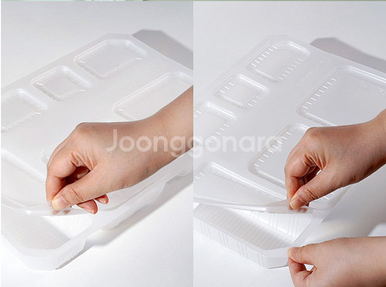 한통도시락 내피 뚜껑만 3박스--1