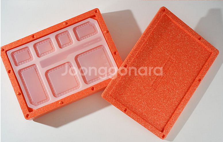 한통도시락 내피 뚜껑만 3박스--2