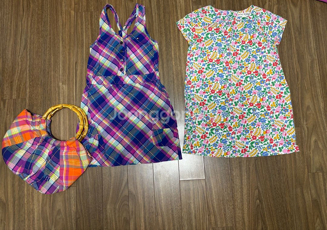 4.5세여아 브랜드원피스.가방세트.멜방바지및티셔츠--9