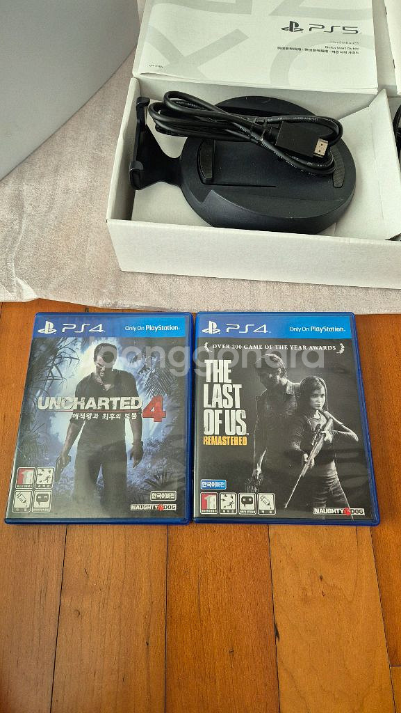 PS5 디스크버전 1118a 박스셋 + 게임 2장--7