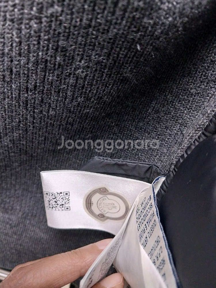 정품 몽클레어 니트패딩 s 새상품--7
