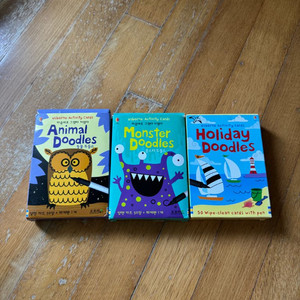 어스본 Doodles 카드 3가지 세트