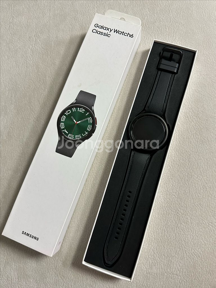 상태최상|갤럭시 워치6 클래식 47mm 블랙--0