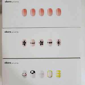 오호라 젤네일팁 미사용 새제품 키치비즈 크리미버터 슈슈