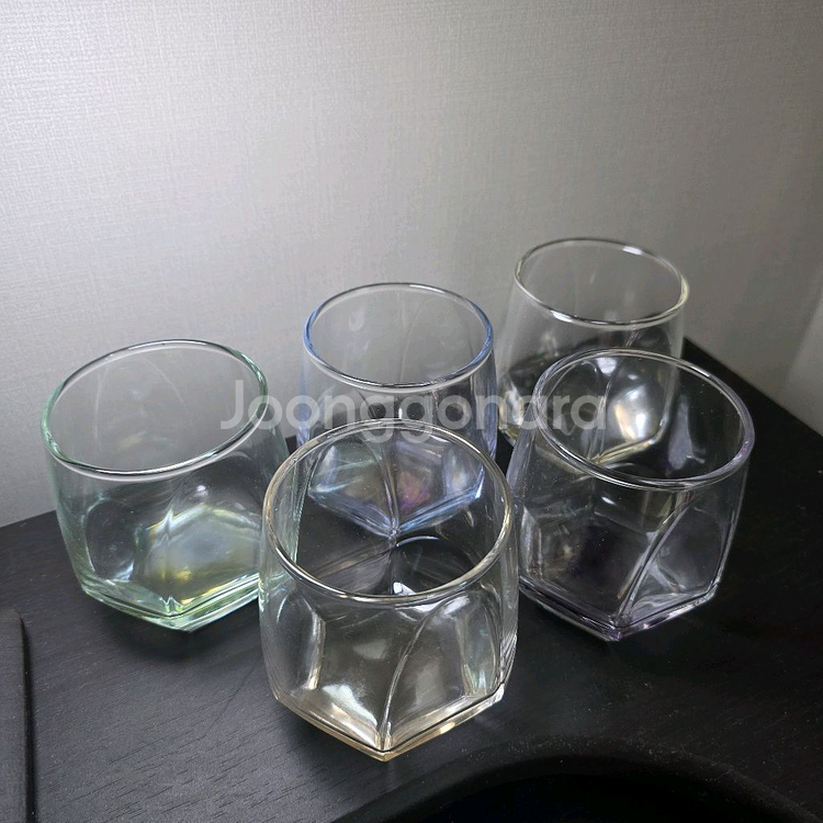 레트로 희귀 윈저 글라스 아이스크림 볼 4개 + 컵5개--3