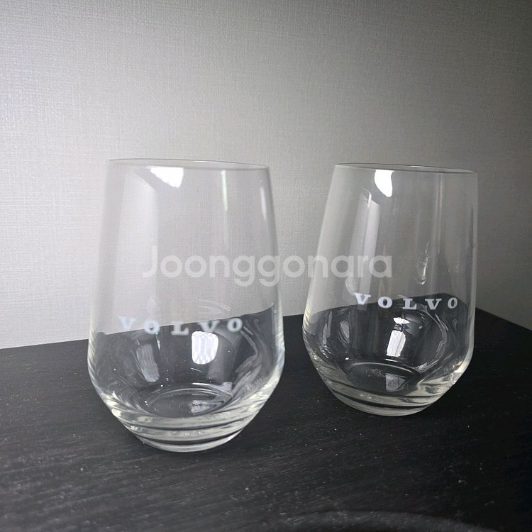 볼보 컵 와인잔 정품 새상품 2p--2