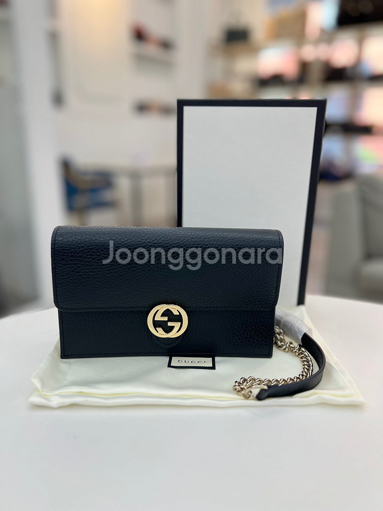 [중고명품 럭스올 울산점] 구찌 인터로킹 미니 크로스백--5