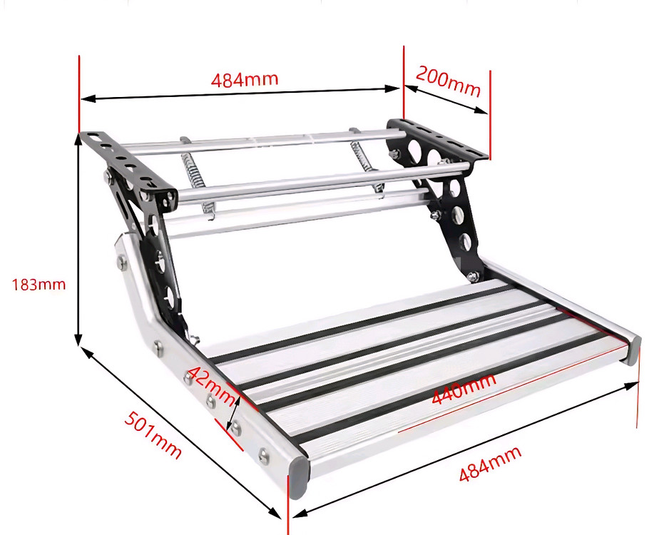 접이식 발판,캠핑카,캠퍼,화물차발판--0