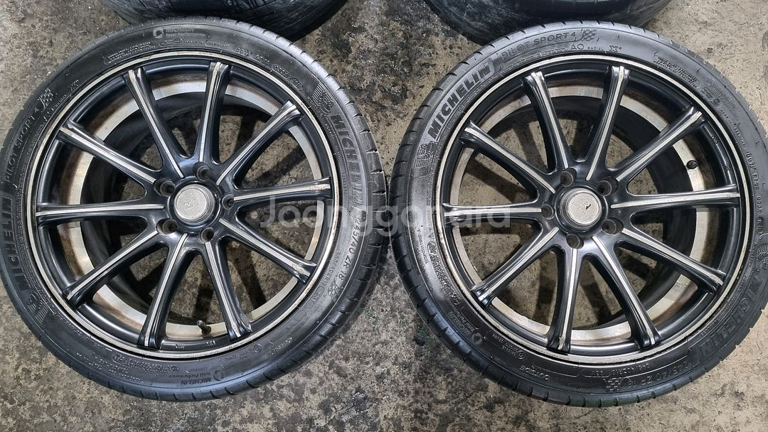 루피노 18인치 휠타이어 현대 기아 삼성 pcd114--1