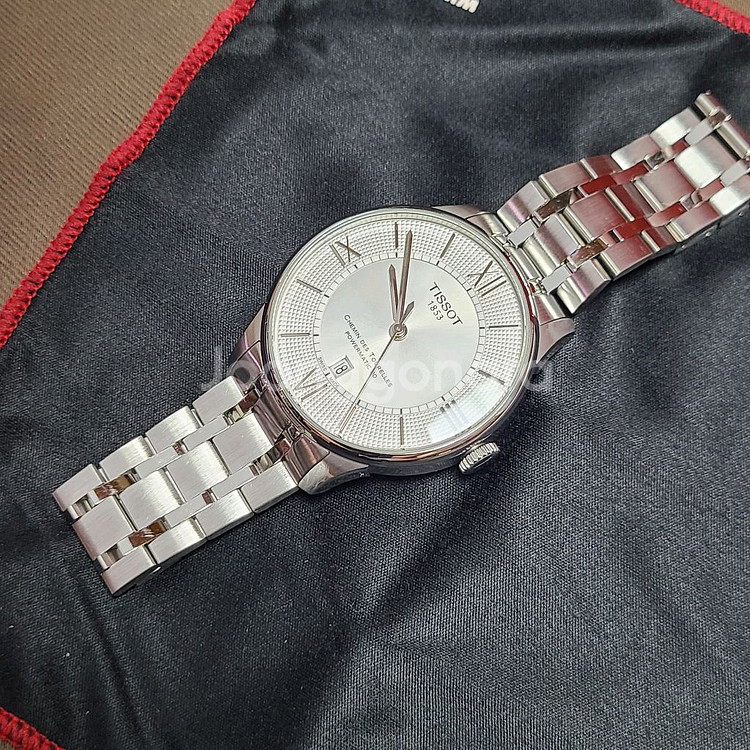 티쏘 슈망데뚜렐 파워매틱80 오토매틱 시계 42mm--4