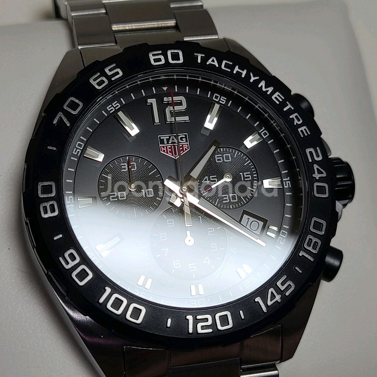 태그호이어 포뮬러1 크로노그래프 43mm 블랙 쿼츠--2