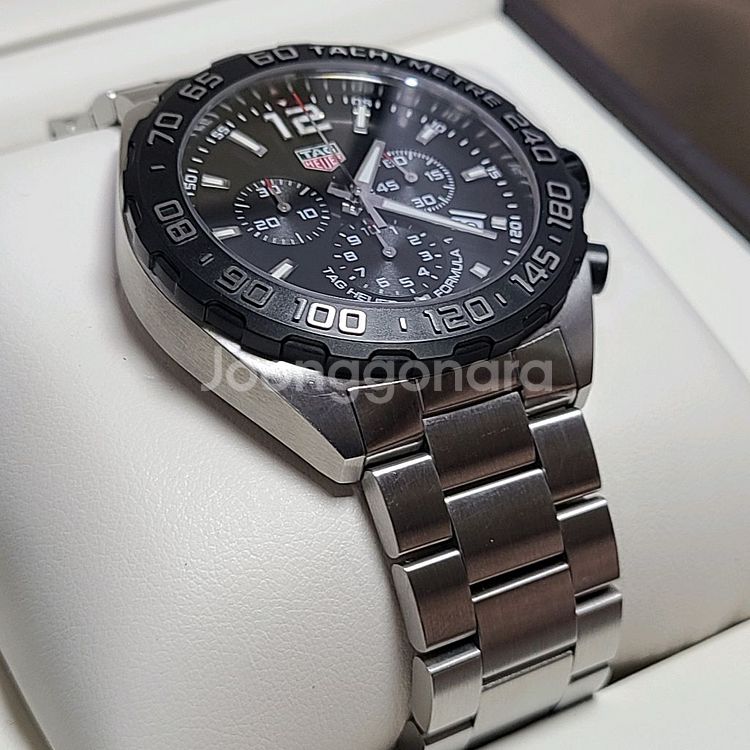 태그호이어 포뮬러1 크로노그래프 43mm 블랙 쿼츠--4