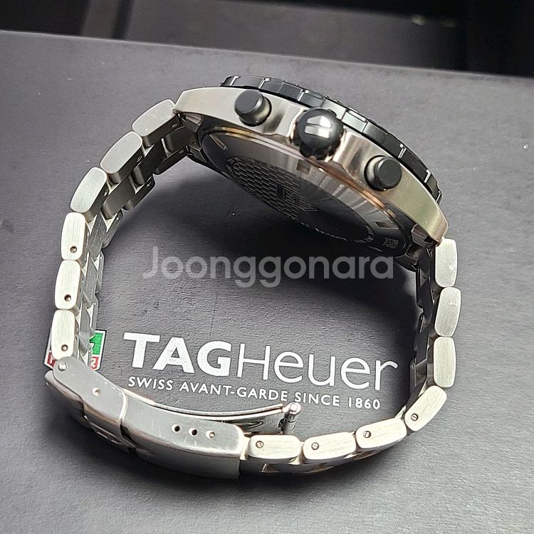 태그호이어 포뮬러1 크로노그래프 43mm 블랙 쿼츠--6