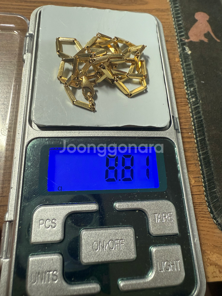 [부산] 18K 여성 대나무 기본 목걸이 2.34돈--3