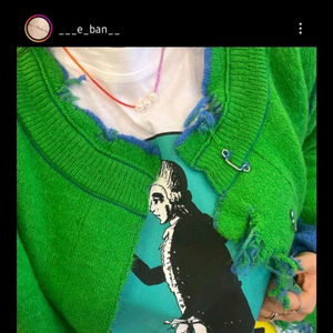 부루하하 리버서블 가디건