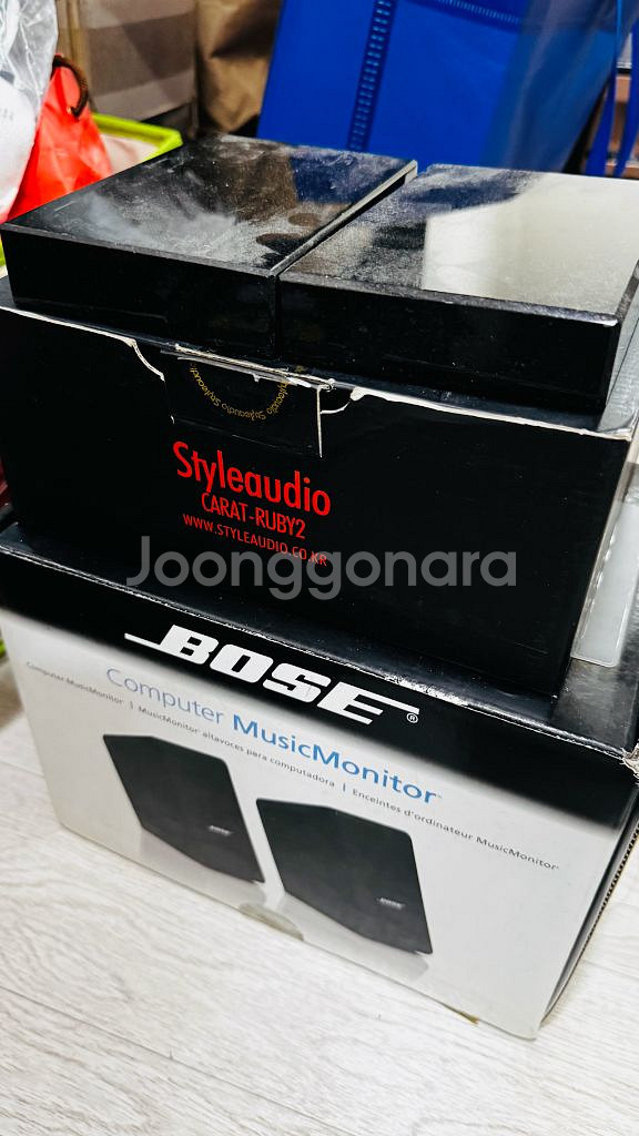 bose m2+ carat ruby2 +오석받침 1쌍--0